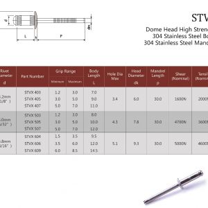STVX Dome Head / High Strength